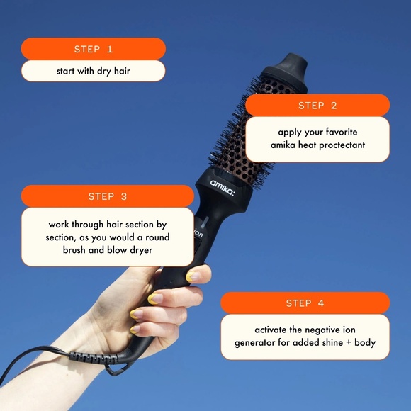 Amika Blowout Babe Thermal Ionic Hot Brush - Picture 6 of 7